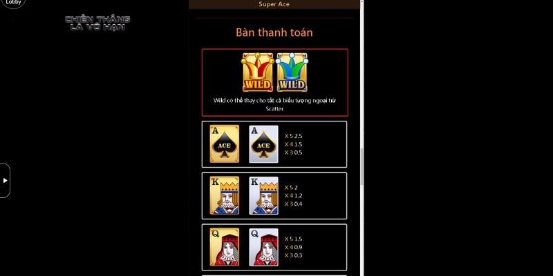 Siêu cấp ACE có nhiều tính năng thú vị